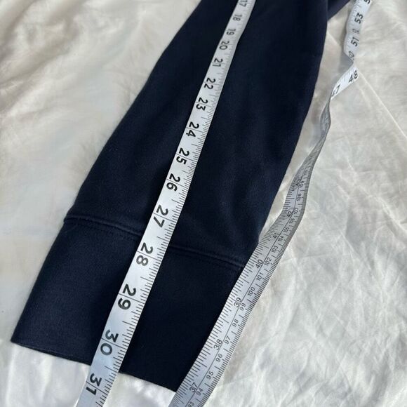 Polo Ralph Lauren Navy Mixed Media Full Zip Jacket Men’s Medium Modern Gropcore - Picture 7 of 9